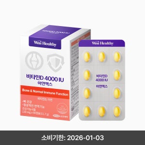 삼진제약 위시헬씨 비타민D4000IU 아연맥스 90캡슐, 1개
