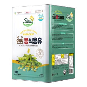 인원콩식용유 대두유 업소용 식당 콩기름 18L