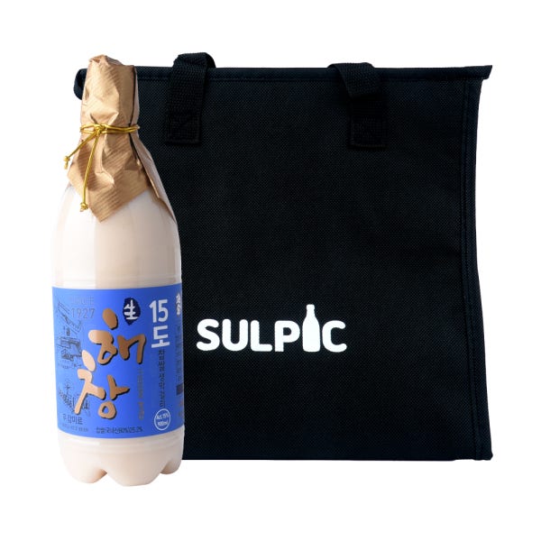 술픽 보냉백제공 해창막걸리 15도 900ml 해창주조장 프리미엄