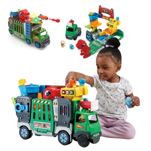 다이노파크 멜로디 티라노사우르스 공룡 변신 트럭 1 2 3 4 5 세 영 유아 유치원 어린이 집 장난감 VT