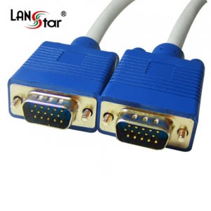 LANstar RGB 케이블 D SUB 모니터 VGA 연결 선 LS-RGB-15MM-30M