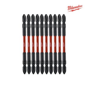 밀워키 토션비트 10개 48-32-4364 SHOCKWAVE 110mm PH2 양날