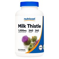 Nutricost 밀크씨슬 250mg 240캡슐 4:1 추출물 Milk Thistle