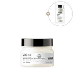 [손상염색모발용] 로레알 메탈 디엑스 마스크 250ML 물미역 트리트먼트(+샴푸 10ml 1개 증정)