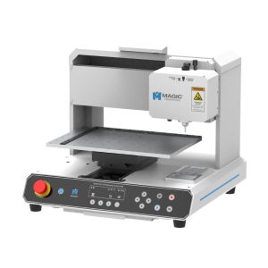 매직-E4 중형 CNC 조각기 컷팅기 각인기 금속 부품 명판 판재 산업용 마킹 조각 커팅