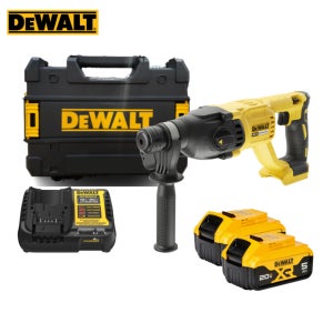 디월트 20V MAX BL 충전 로타리 햄머(일자형) DCH133P2 5.0Ah 배터리 2개 세트