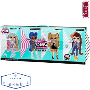LOL 서프라이즈 OMG 시리즈2 4팩 플레이세트 캔디리셔스 미스 인디펜던트