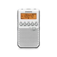 산진 DT-800 디지털 휴대용 라디오 화이트