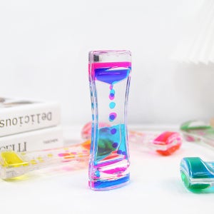 오일 모래시계 오일타이머 5color 젤리멍 액체타이머 집중력 향상