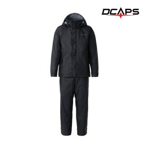 시마노 낚시복 DS 베이직슈트 RA-027Q 퓨어블랙 XL