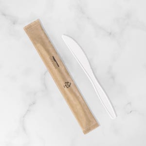 [SI] 17cm 화이트 나이프 1박스 2000개 (개별포장) 케익 빵 디저트 일회용 칼