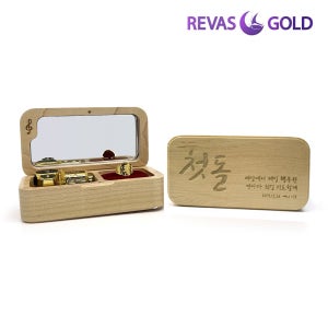 리바스골드 99.9 순금 3.75g(한돈/1돈) 오르골 케이스 돌반지