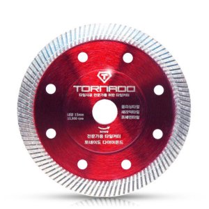 [토네이도] 다이아몬드 그라인더 터보 타일날 멀티날 절단석 타일커터 TCP 100mm