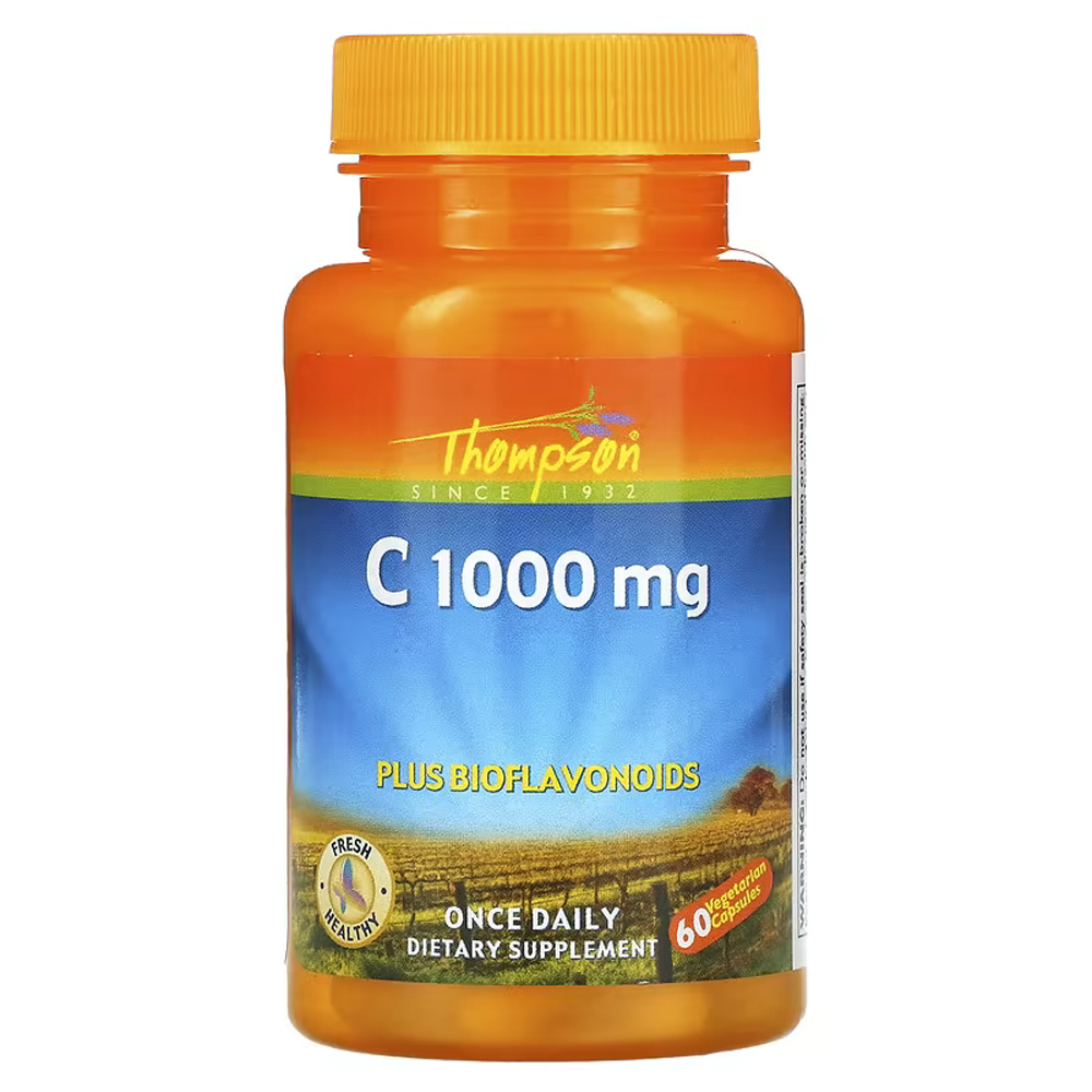 <b>톰슨 비타민 C</b> 1000mg 플러스 바이오플라보노이드 60캡슐