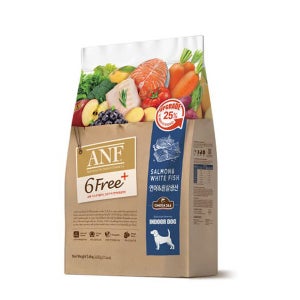 [대용량간식300g] ANF 독 6프리 강아지사료 연어+흰살생선, 5.6kg, 1개
