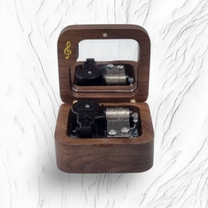 호두나무 오르골함 자동 멜로디 선택가능 기념일 선물