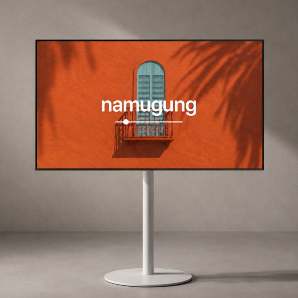 나무궁 티비거치대 대형 이동식 TV 스탠드 이젤형 벽걸이 무타공 삼성 LG 호환 400베사상하숏