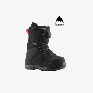 2023 버튼 Kids Zipline BOA 블랙 아동 보아 보드 부츠 어린이 키즈