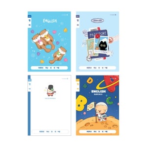 모닝글로리 초등 영어노트 넓은칸