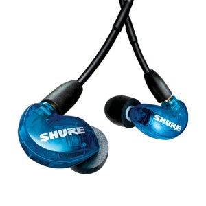 슈어 SHURE AONIC 215 UNI BLUE 블루 유선 인이어 이어폰