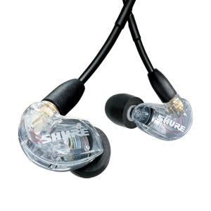 슈어 SHURE AONIC 215 UNI CLEAR 투명 유선 인이어 이어폰