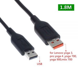 USB 케이블 Ac 전원 어댑터 충전기 코드, 레노버 요가 3 4 프로 11 14 700 900 아이디어패드 700S 20V 2A 3.25A 노트북