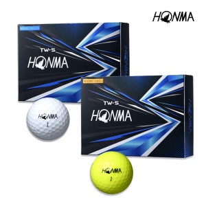 2021혼마 TW S 볼 3피스 12구 골프 공 옐로우 화이트