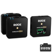 (마이크대여) RODE Wireless GO 2 로데 와이어리스 고2 2채널 핀마이크 대여