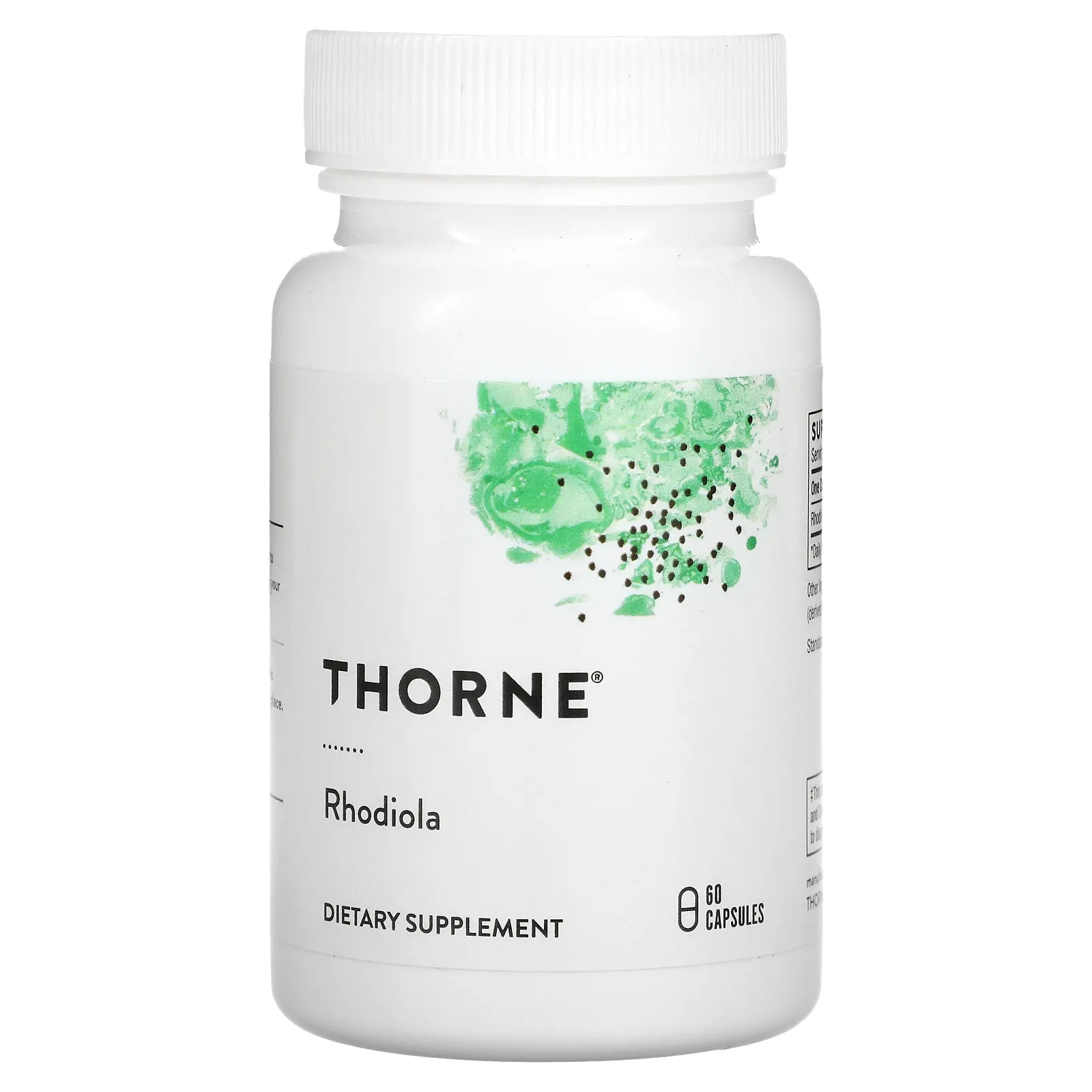 Thorne <b>Rhodiola</b> 돌꽃 60캡슐