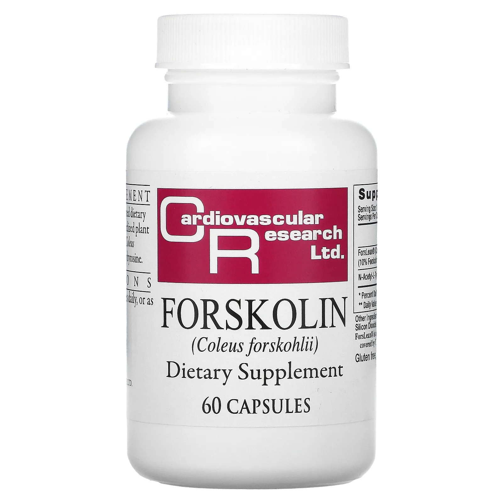 <b>카디오베스큘러 리서치</b> Forskolin 포스콜린 60캡슐