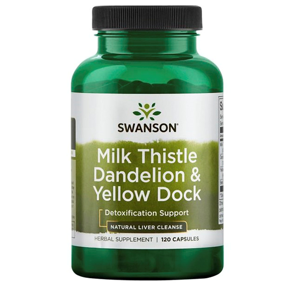 스완슨 <b>밀크씨슬 단델리온</b> 앤 옐로우독 120캡슐