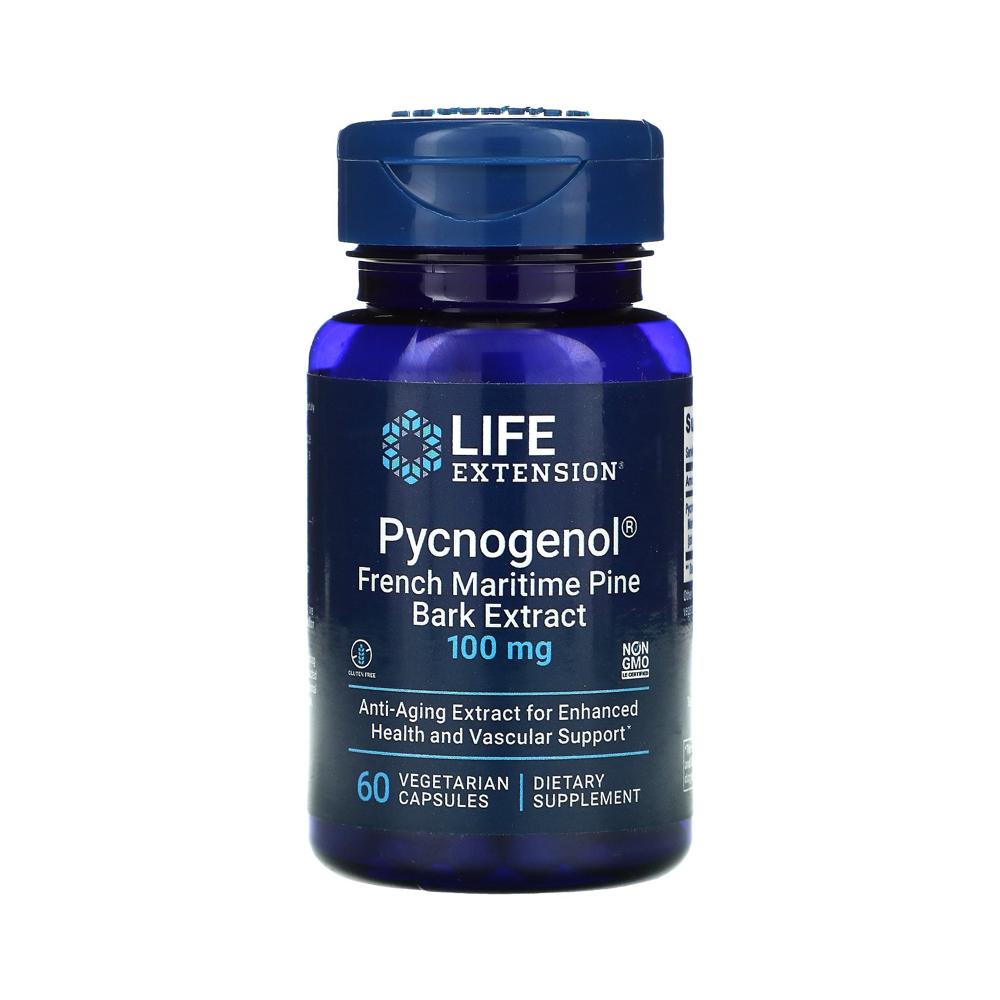 라이프익스텐션 피크노제놀 프랑스 해송껍질 추출물 100mg 60베지캡슐