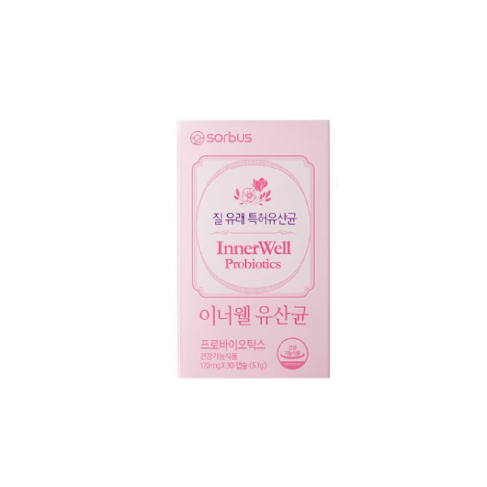 소버스 <b>이너웰 유산균</b> 170mg x 30캡슐