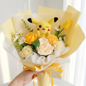 포켓몬 인형꽃다발 윙크피카츄 유치원 학예회 졸업식 입학식 꽃다발