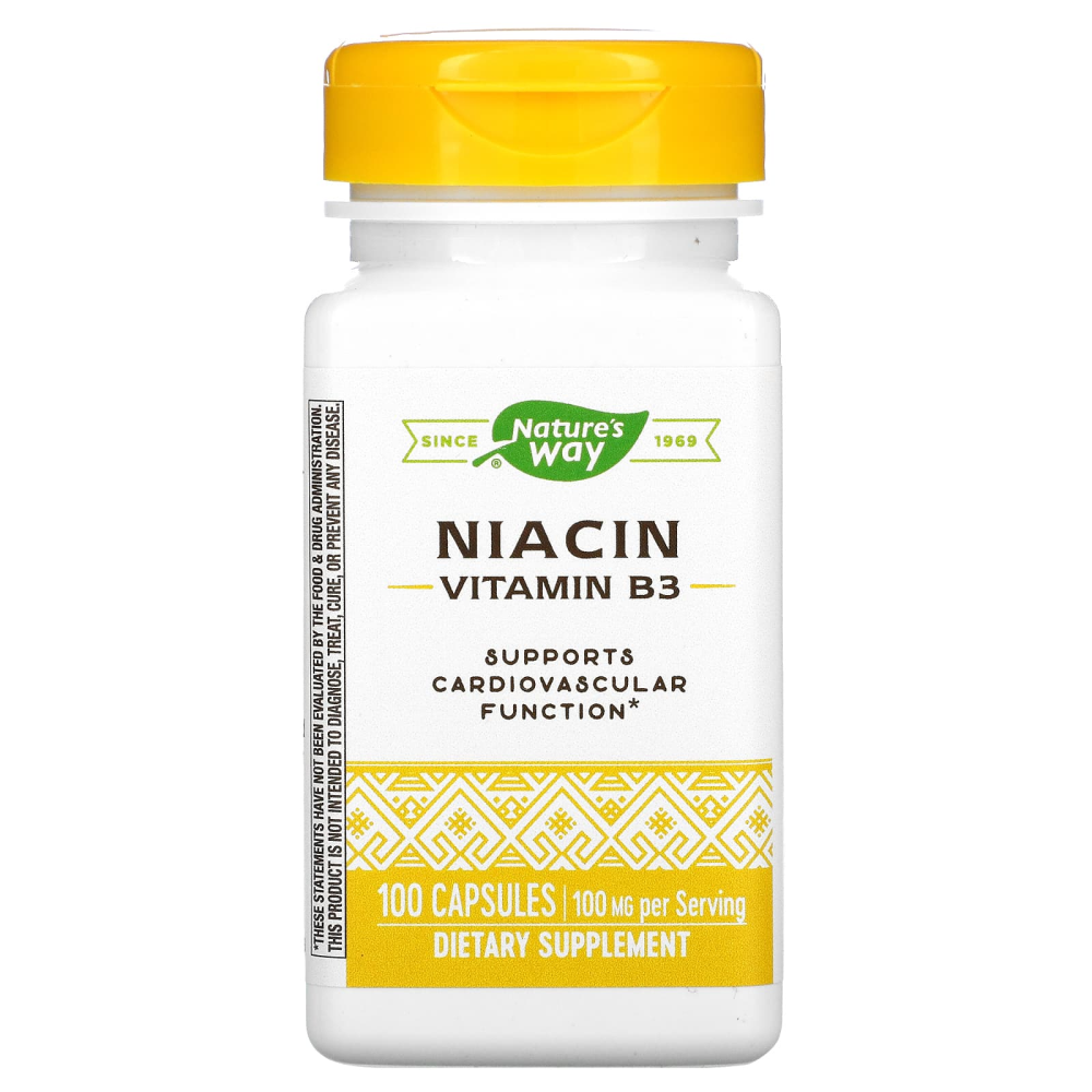 네이쳐스웨이 나이아신 <b>비타민B3</b> 100mg 100캡슐