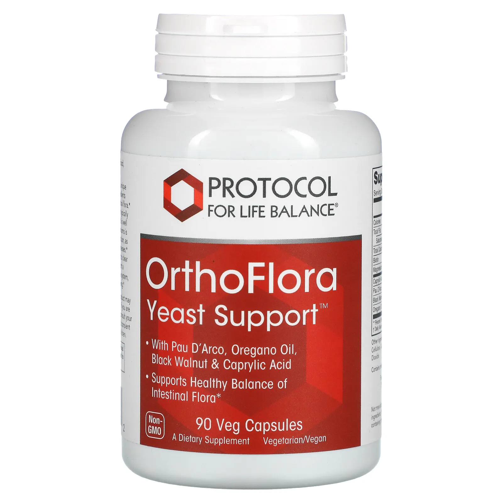 <b>프로토콜 포 라이프 발란스</b> 오소플로라 Yeast Support 90베지캡슐