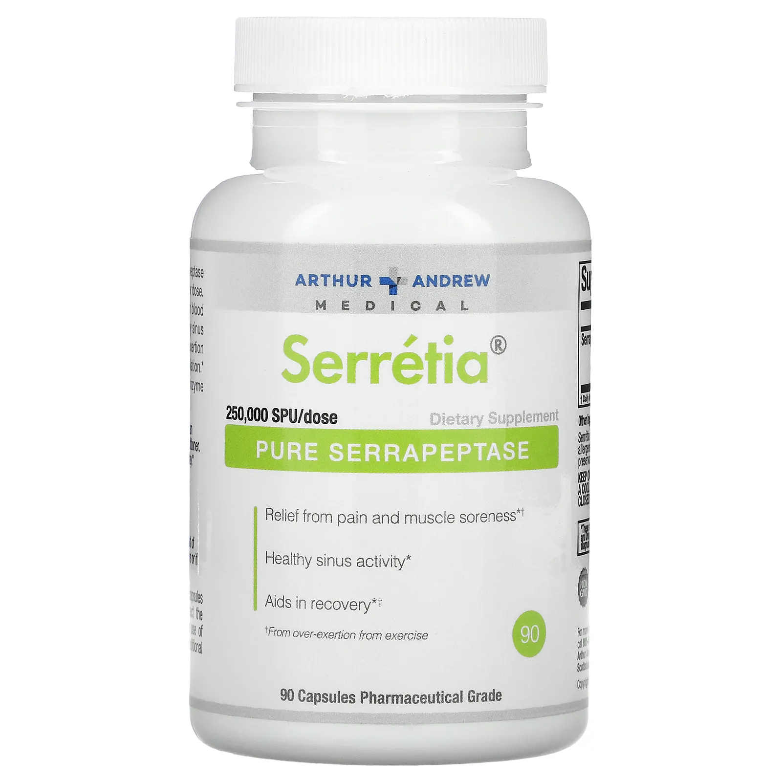 <b>아서 앤드류 메디컬</b> Serretia 세라펩타제 125000SPU 90캡슐