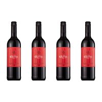 톰슨 앤 스캇 Noughty 루즈 무알콜 레드 와인 750ml 4개 Rouge