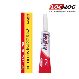 록앤록 754(20g) 젤타입 순간접착제 초강력 본드 산업용