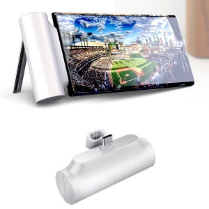 Blacksmith 비상 보조배터리 5000mAh C타입 거치대 휴대용 충전기 여행 카