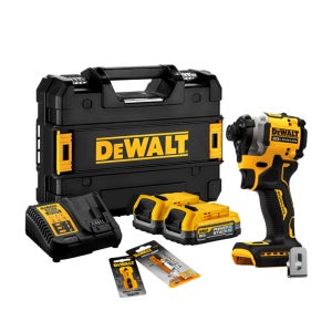 디월트 임팩드라이버 DCF850H2A 20V 5.0AH 파워스택 배터리2개 컴팩트