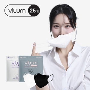 비움 에코프로 KF94 마스크 25매 컬러 대형