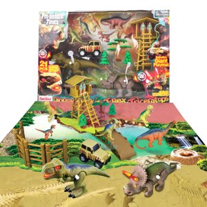 소리나는 장난감 공룡 자동차 쥬라기 25P 트럭 공원 역할 놀이 세트 유치원 어린이 집 아동 남아 인기 RB