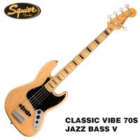 스콰이어 클래식 바이브 70S JAZZ BASS V NATURAL 5현 베이스기타 / 풀패키지