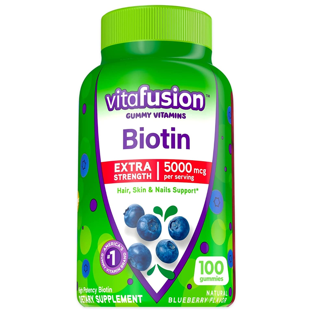 비타퓨전 <b>비오틴 구미 5000mcg</b> 바이오틴 Biotin 50일분