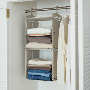 옷정리 트레이 옷장 정리 선반 수납함 행거