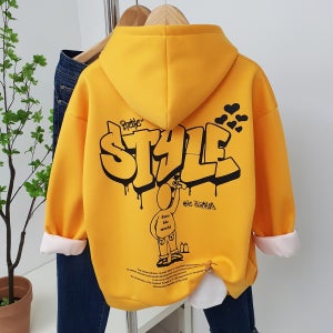 [무료배송]깔끔한 그래피티 Style 레터링 남자 오버핏 커플 네오프렌 봄 후드티