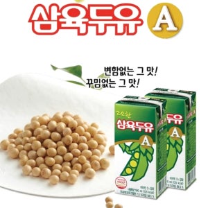 [삼육식품] 파우치 검은콩 삼육 두유 A 190mm 24팩 4박스