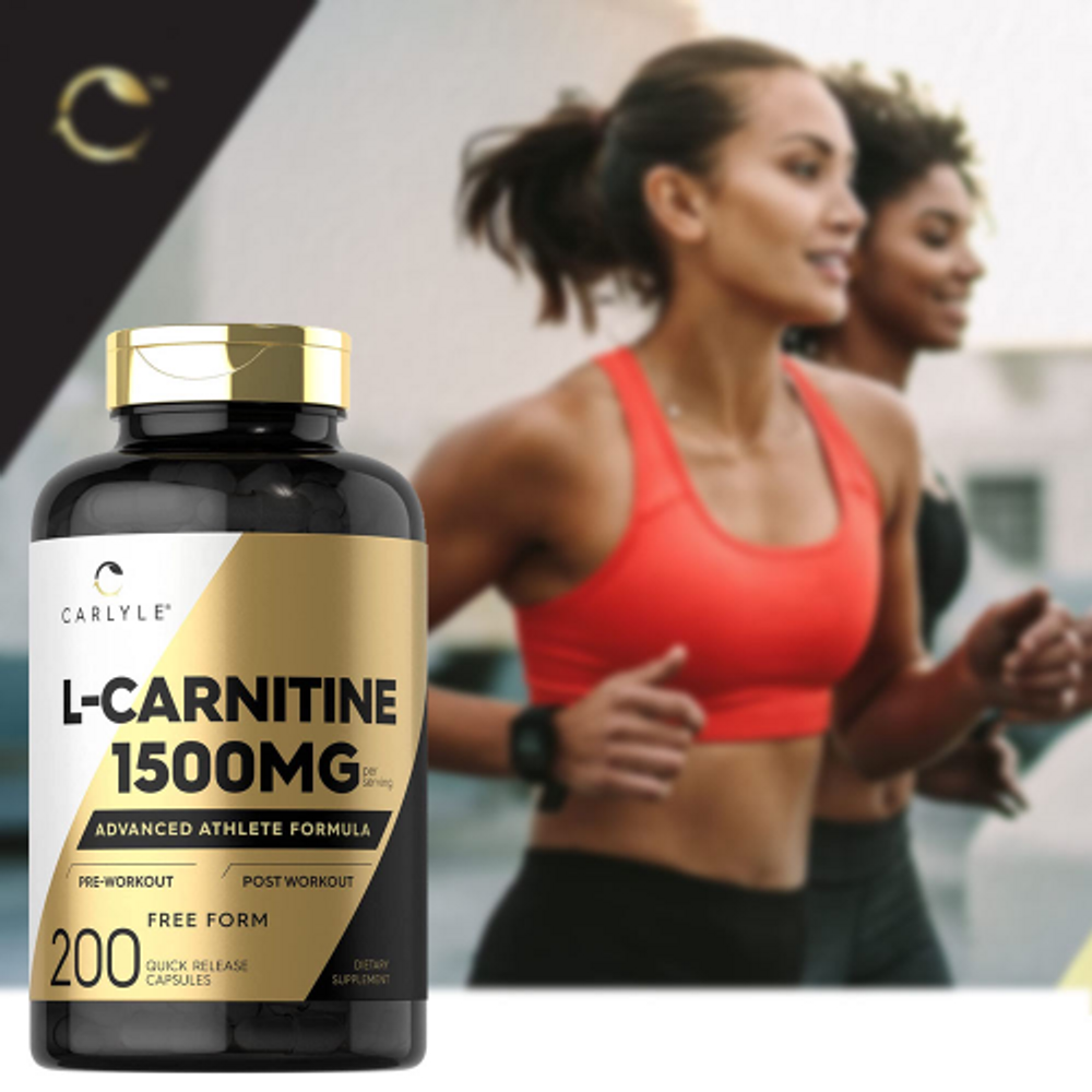 칼라일 L <b>카르니틴</b> 1500mg 200캡슐 운동 헬스 후 <b>근육</b>