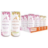 Aspire Mango Lemonade and Raspberry 어스파이어 망고 레모네이드와 라즈베리 330ml 12캔